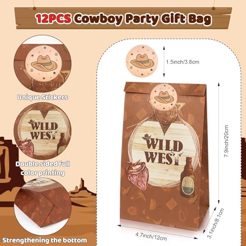 AerWo 168PCS Horse Party Favors Set - Cowboy Decorations