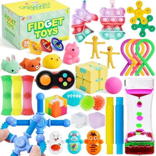 JOYIN 36 Piece Fidget Toy Party Favor Set