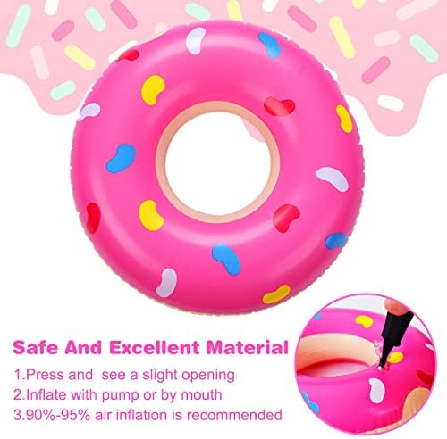 Civaner Mini Inflatable Donut Decorations 6 Pack