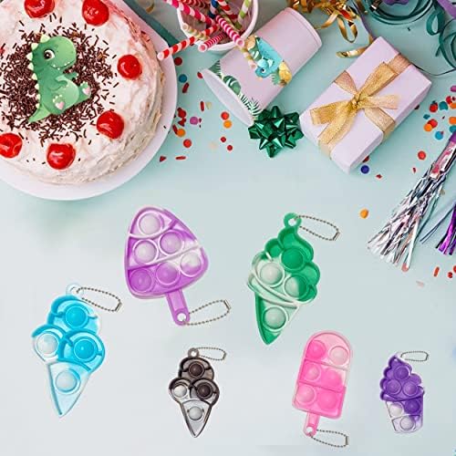 20 Pcs Pop Keychain Fidget Toys for Stress Relief and Anxiety
