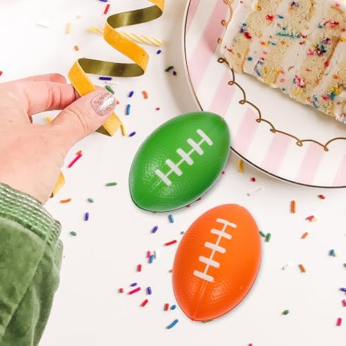 Didiseaon 6pcs Mini Rugby Football Stress Balls