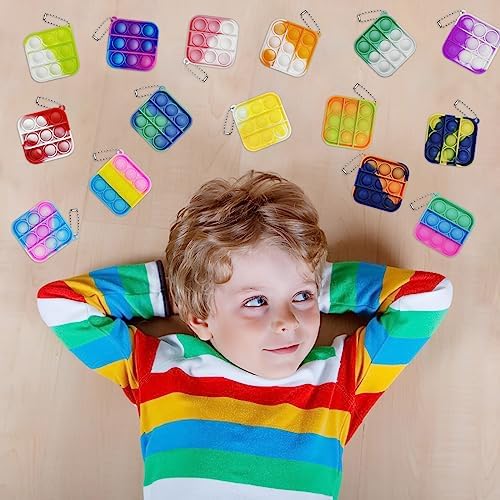 30 Pcs Mini Pop Bubble Fidget Toys for Kids and Adults