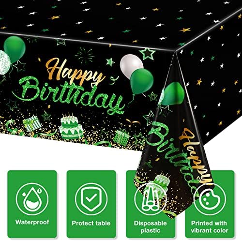 Breling 3 Pack Starry Confetti Tablecloths
