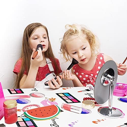 PHOGARY 2 Pack Spa Makeup Tablecovers for Party Decorations
