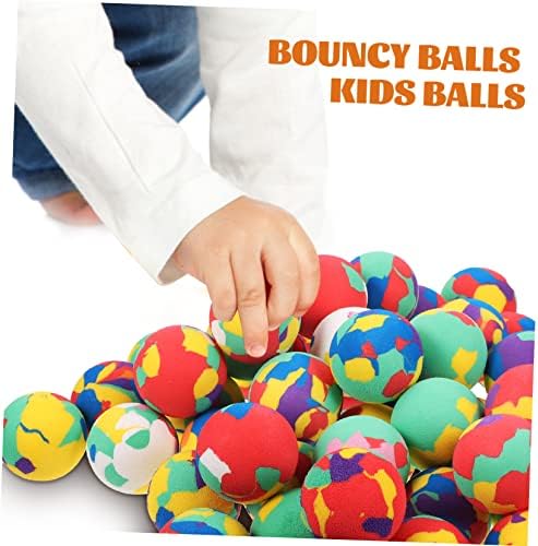 KICHOUSE 50pcs Bounce Balls Stress Relief Toy for Kids
