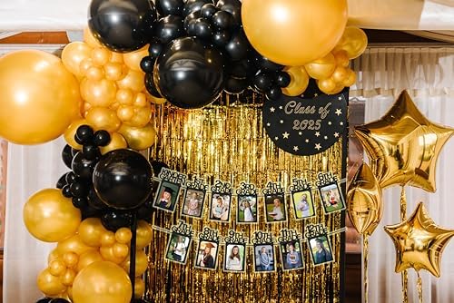 PartyHooman Graduation Photo Banner for 2025 K-12 Decorations