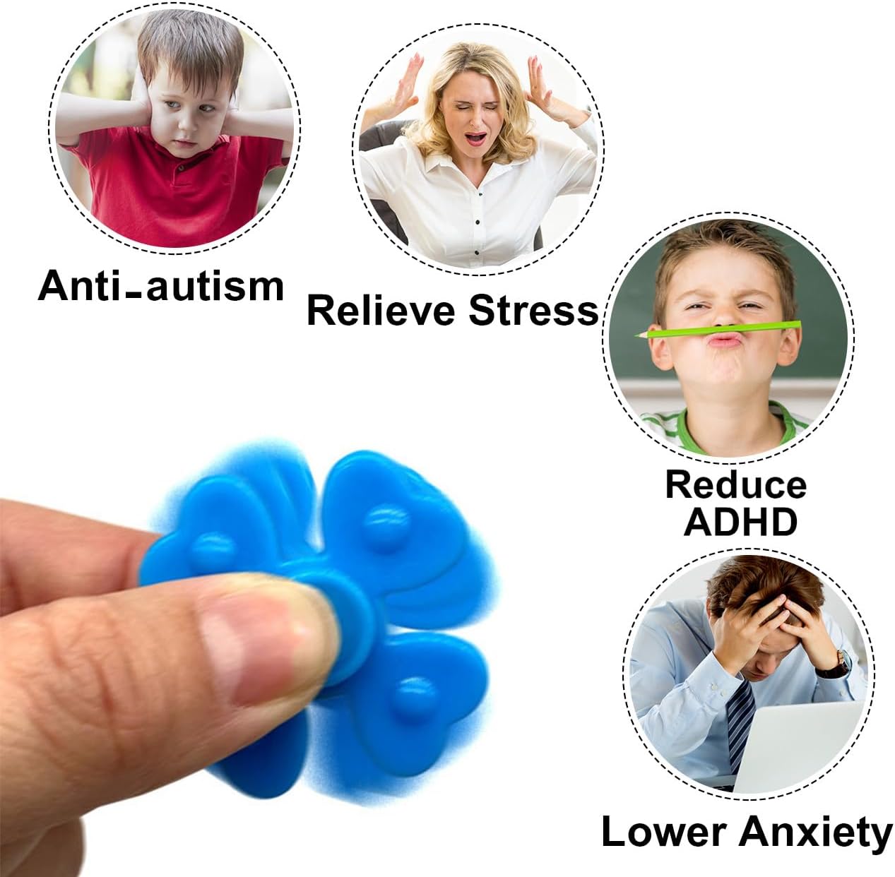 70 Pack Mini Fidget Spinners Stress Relief Toys