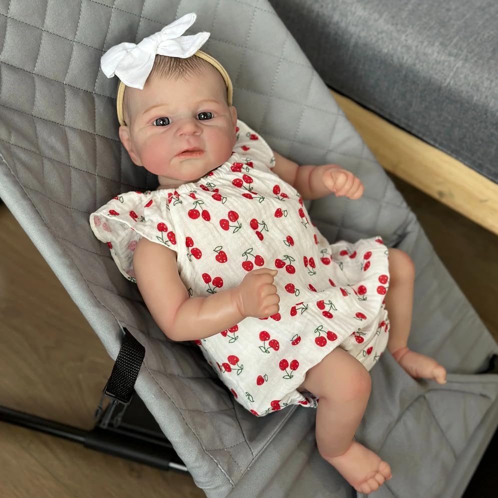 RXDOLL Reborn Baby Girl Elijah 17 Inch Lifelike Doll