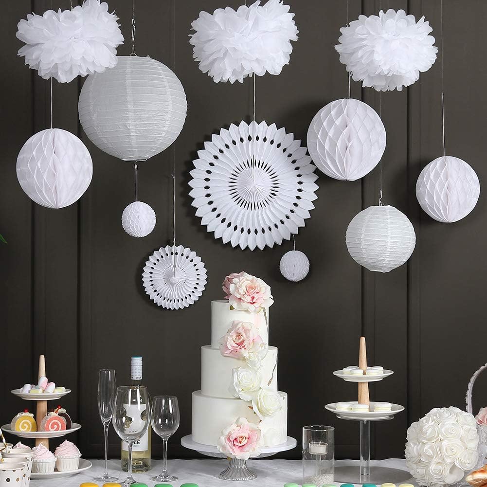 Easy Joy White Party Decoration Kit
