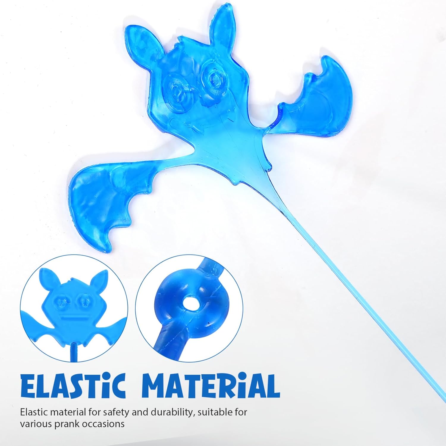 FRCOLOR 60pcs Stretchy Bats for Kids