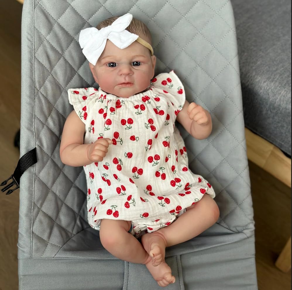 RXDOLL Reborn Baby Girl Elijah 17 Inch Lifelike Doll