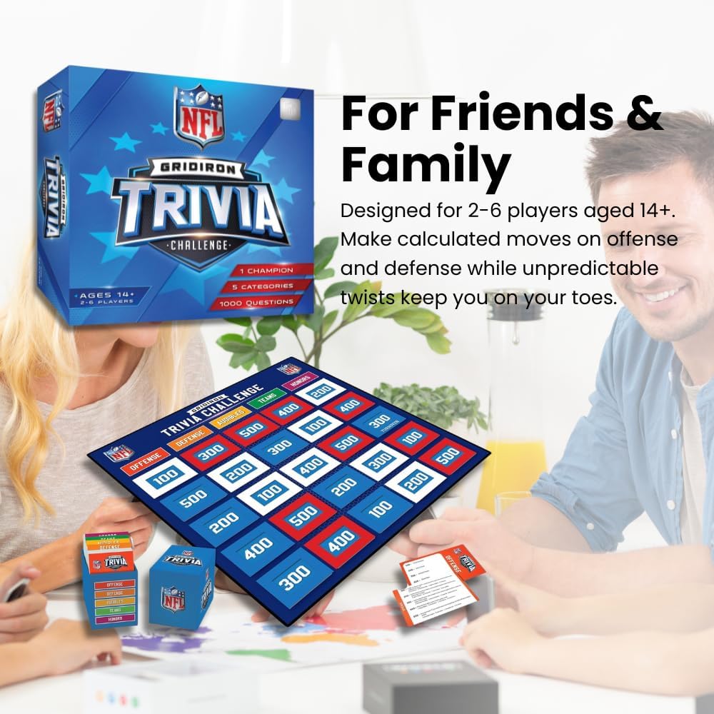 Masterpieces NFL Gridiron Trivia Challenge Board Game