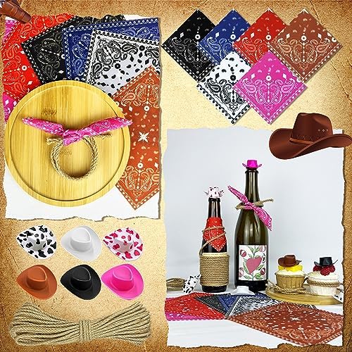 30 Piece Plastic Mini Cowboy Hat Set for Parties