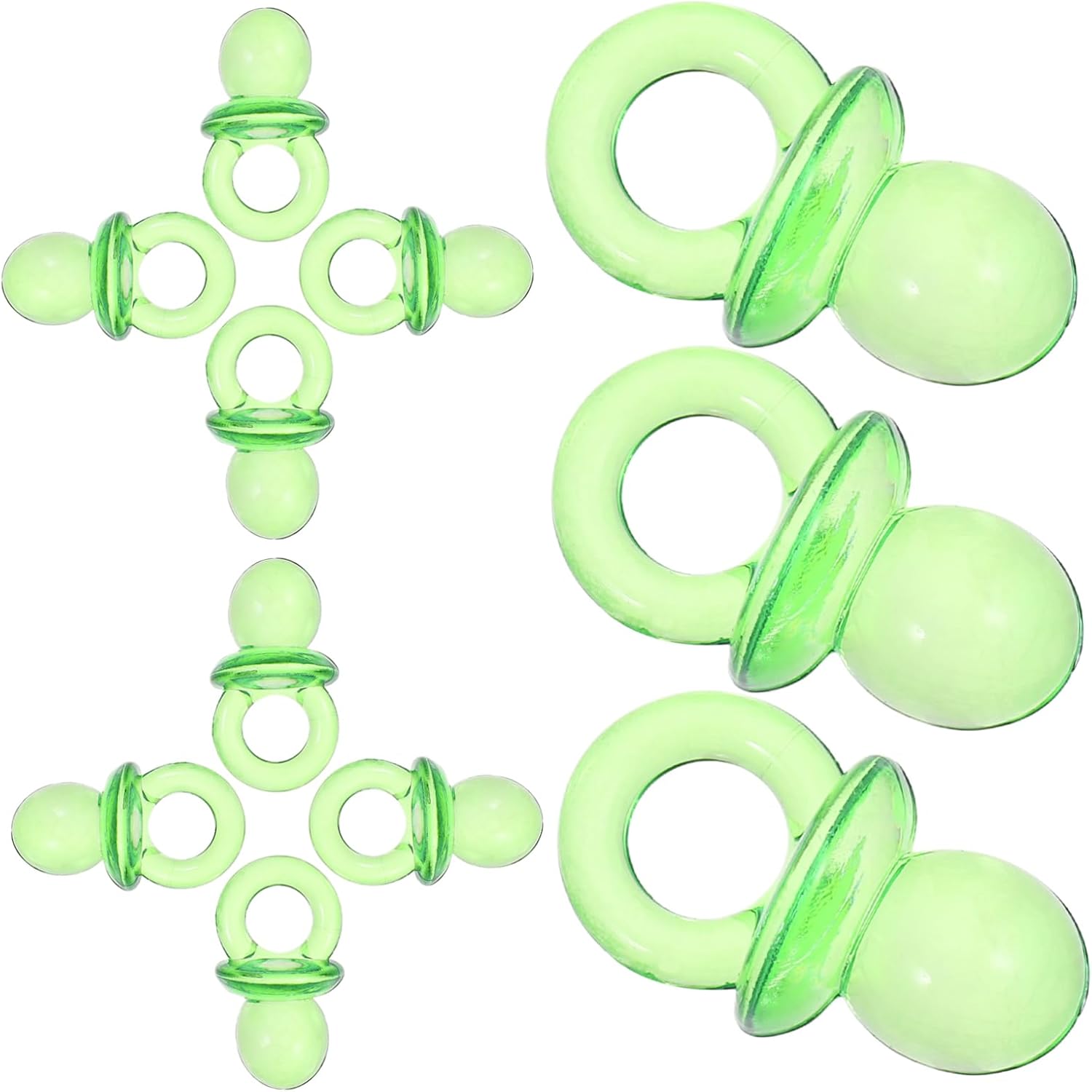 UPKOCH 2 Pack Mini Pacifier Decor Prank Shower Favors