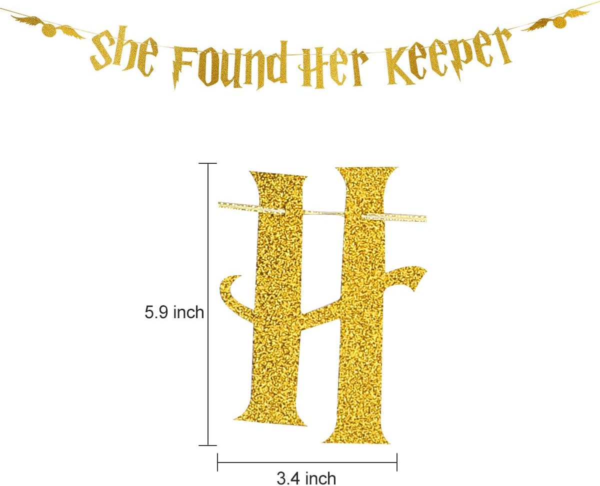 Gold Glitter Bachelorette Party Banner Decorations