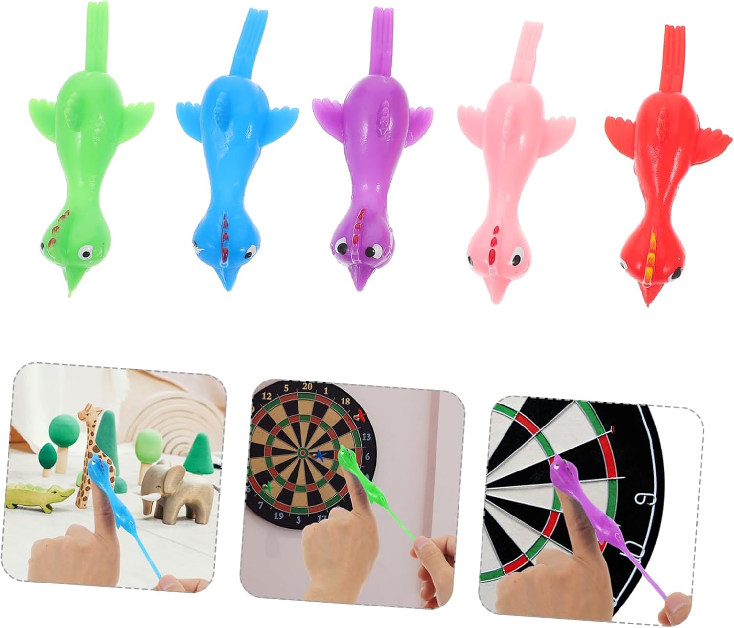 25pcs Elastic Finger Chicken Toys for Kids Parties and Fun