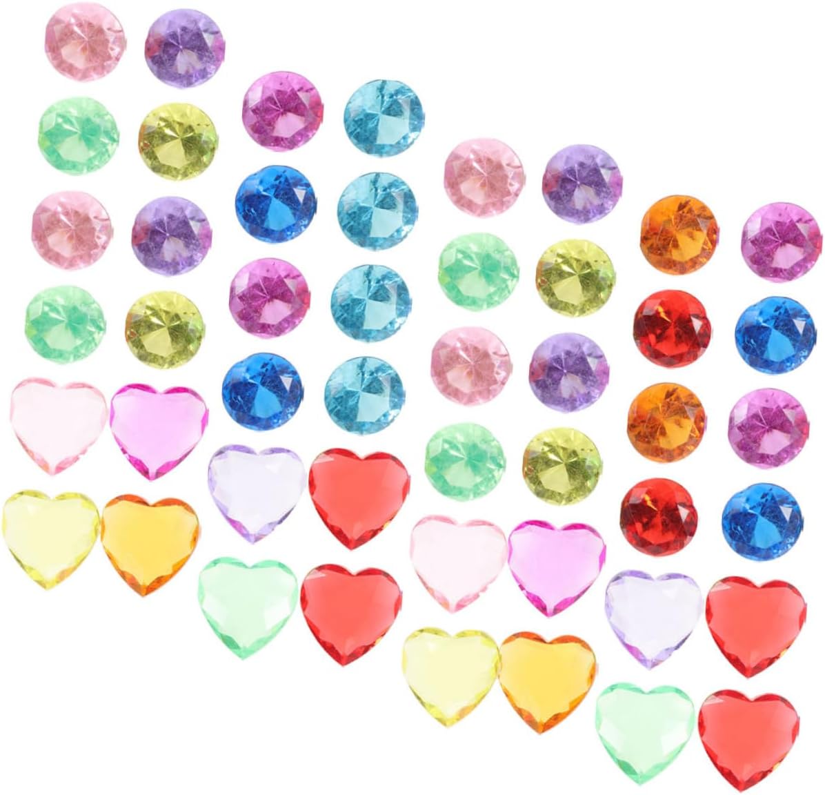 1set Fake Pirate Jewels Diving Gemstones Pool Party Decor