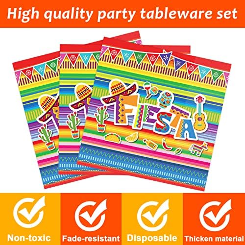 96 Piece Fiesta Party Decorations Mexican Themed Set