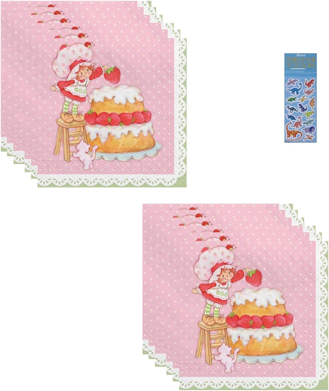 Unique Strawberry Shortcake Berry Princess Party Supplies Bundle