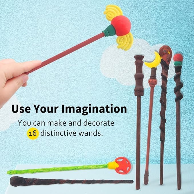 Col-Pary DIY Magic Wand Craft Kit 63 PCS