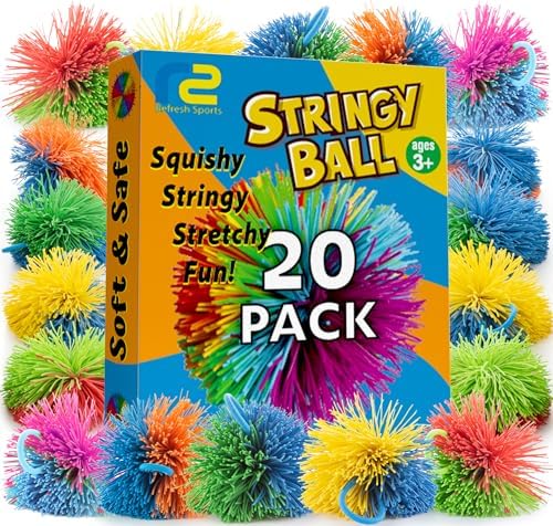 Refresh Sports Stringy Balls Fidget Toys 20 Pack