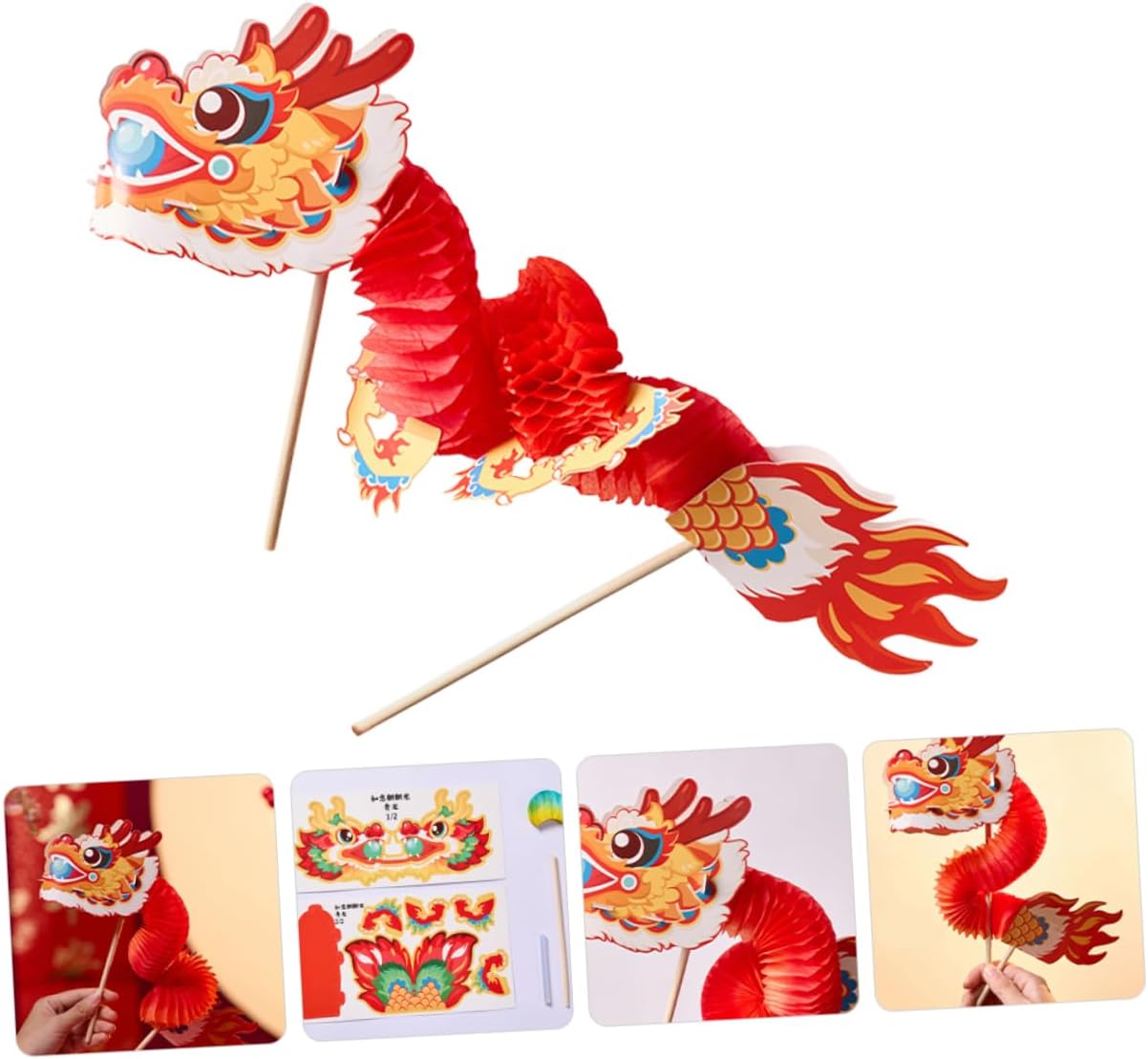 Chinese Paper Dragon Craft Kit for Celebrations