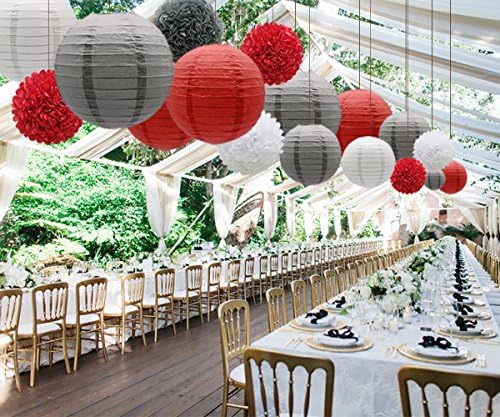 KAXIXI 15pcs Hanging Party Decorations Set