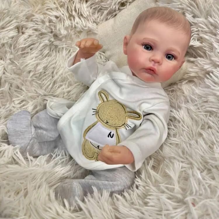Realistic 18 Inch Reborn Baby Doll with Veins and Wrinkles