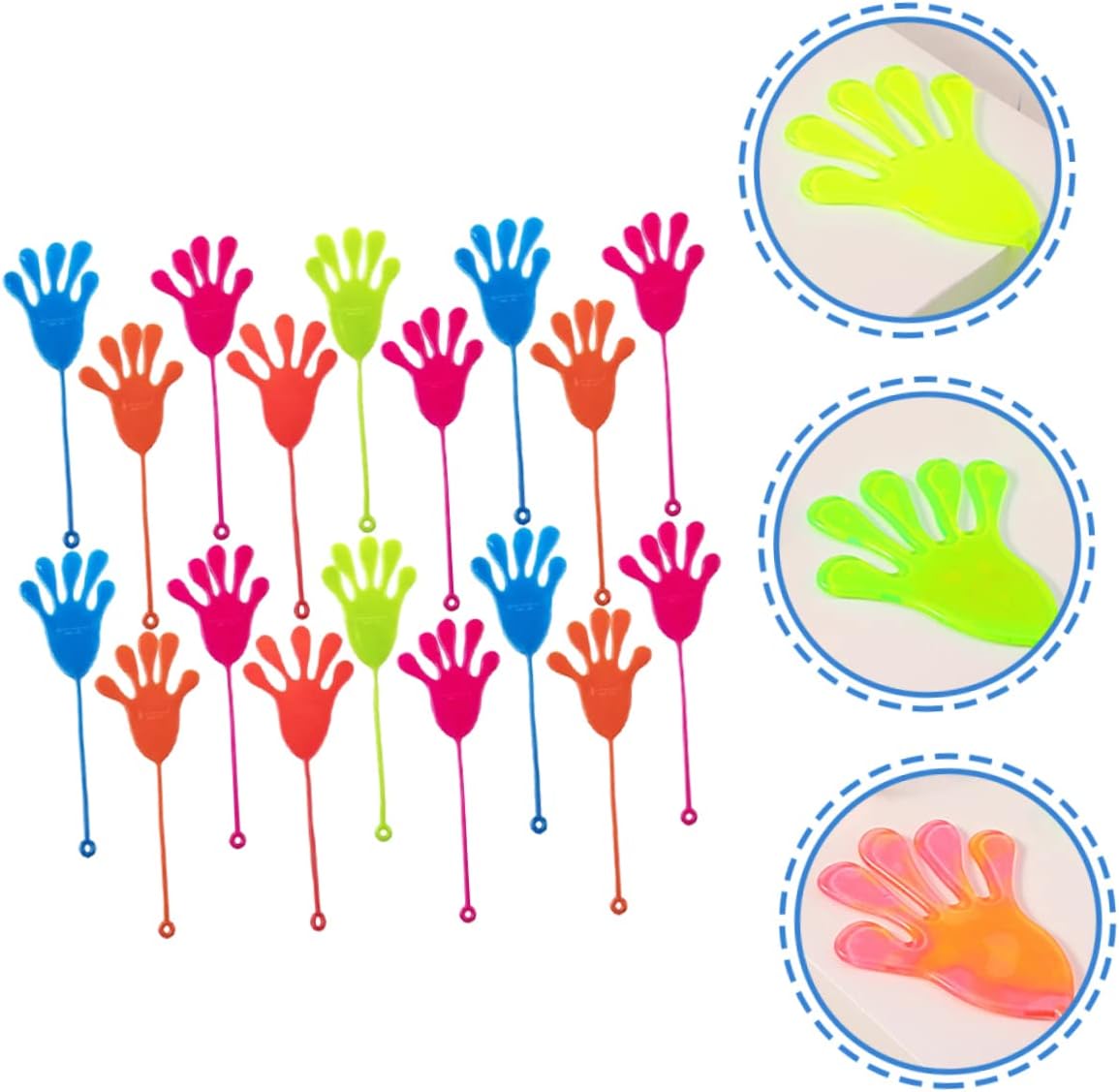 KICHOUSE 50pcs Stretchy Toys for Kids Fun Party Favor Gifts