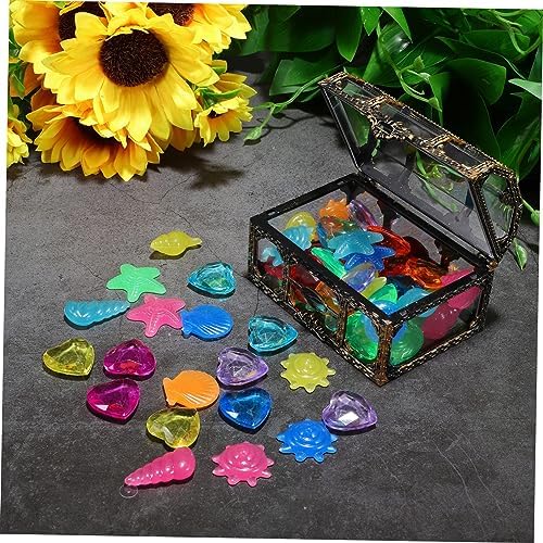 Vaguelly Pirate Treasure Chest with Diving Gems Set