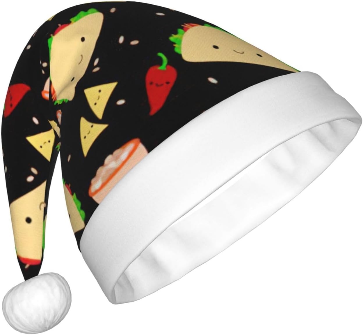 QINZHENG Personalized Santa Hat Christmas Party Fun Headwear for Women