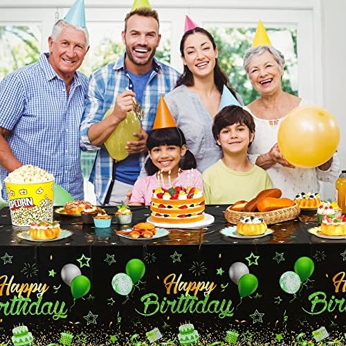 Breling 3 Pack Starry Confetti Tablecloths