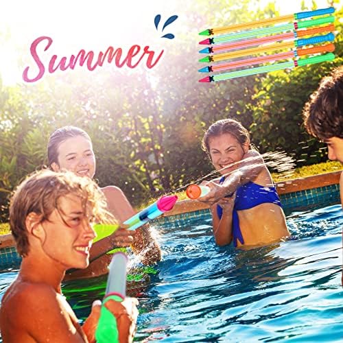 Wettarn 48 Pcs Crayon Water Guns for Summer Fun