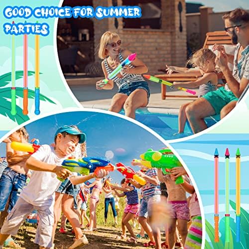 Wettarn 48 Pcs Crayon Water Guns for Summer Fun