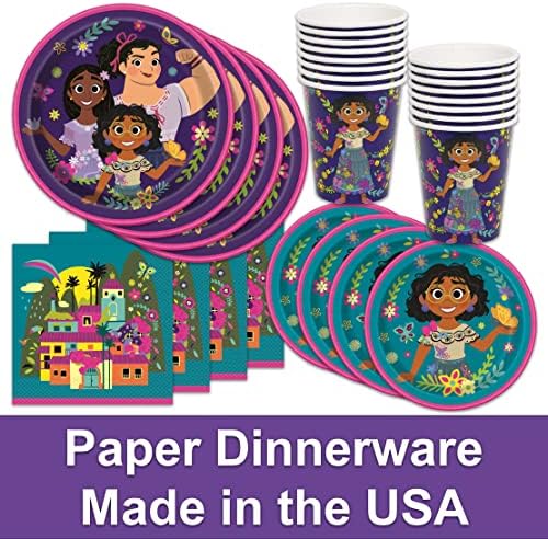 Encanto Themed Birthday Party Supplies for 16 Kids