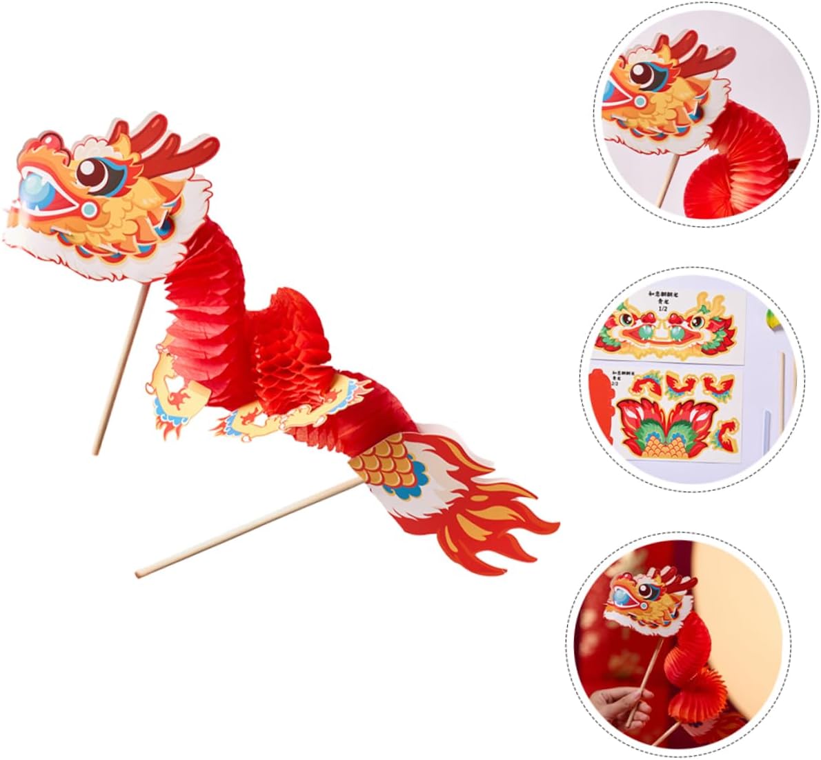 Chinese Paper Dragon Craft Kit for Celebrations