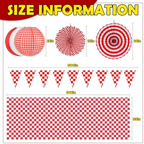14 Pcs Picnic Party Decorations Set