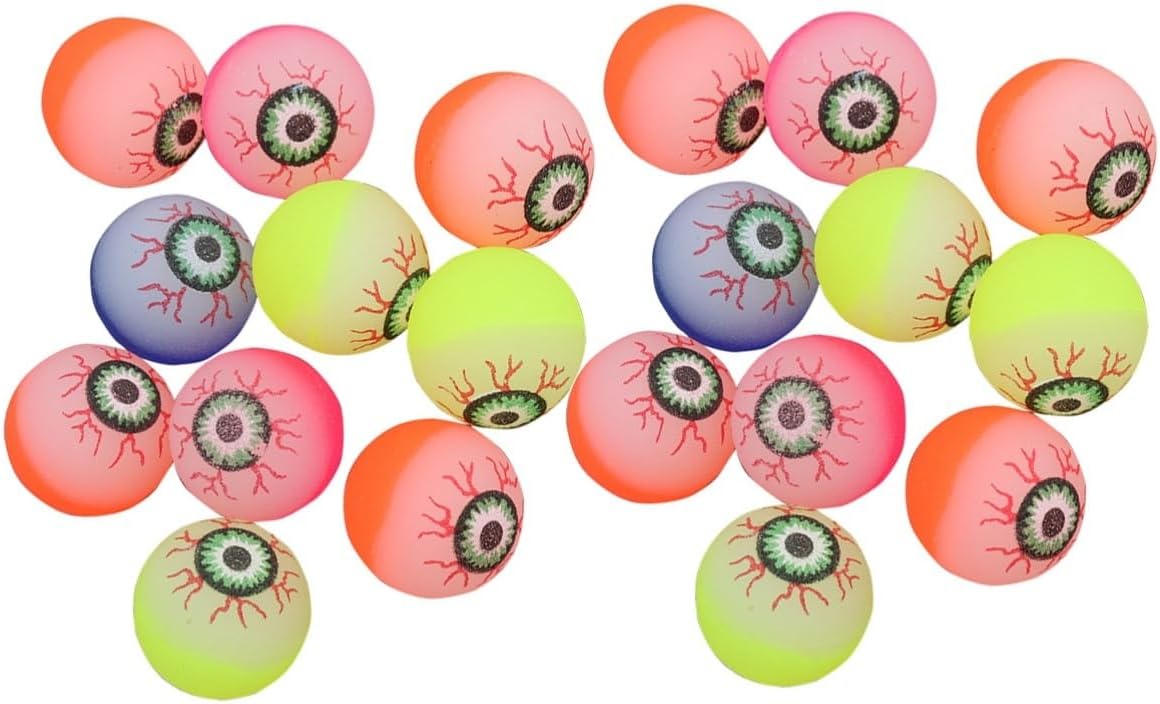 Didiseaon 30Pcs Halloween Bouncy Eye Balls