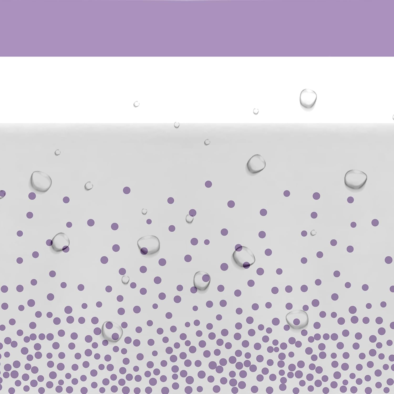 White and Purple Party Decor Tablecloth Set of 3
