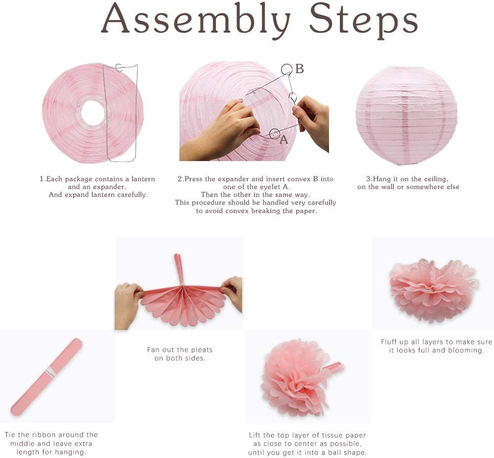 Tropical Flamingo Party Honeycomb Decoration Kit