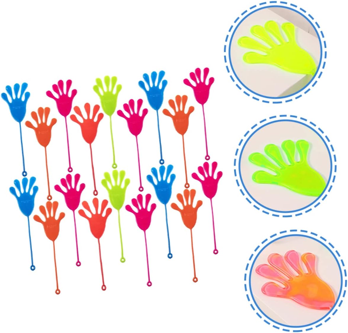 50pcs Elastic Toys for Kids Fun Stretchy Party Favors