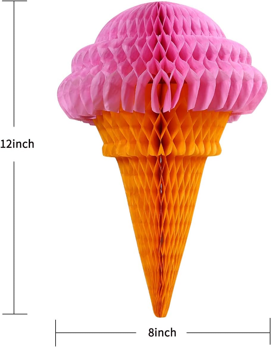 Zilue Ice Cream Decorations Set of 5 Mix