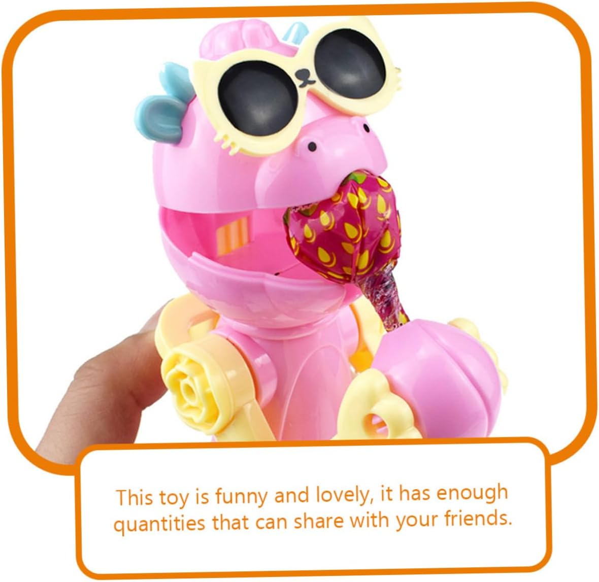 Milisten 6pcs Cartoon Robot Lollipop Holder