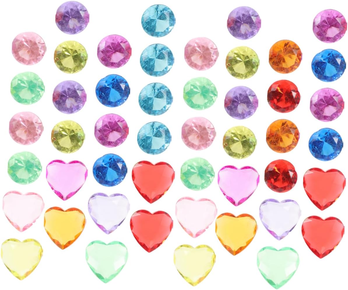 1set Plastic Diamond Gems for Pirate Treasure Hunt Party Favors
