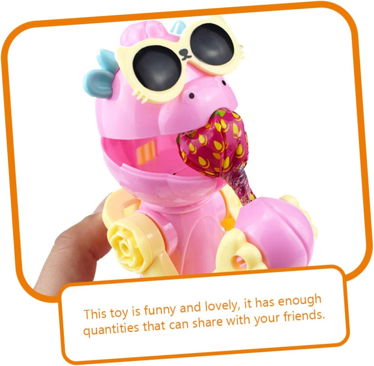 6Pcs Lollipop Robot Holder Fun Storage Gag Toy