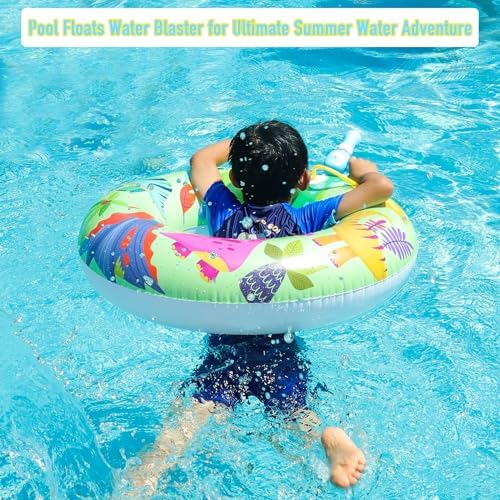 Pool Party Set with 3 Swim Rings Water Guns and Beach Ball