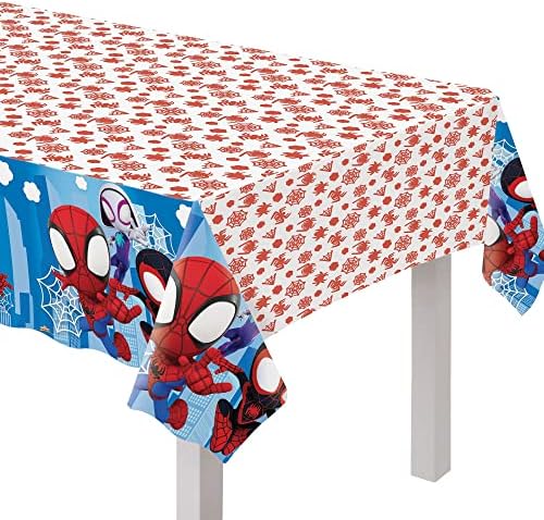 Amscan Spidey Friends Party Table Cover 54x96