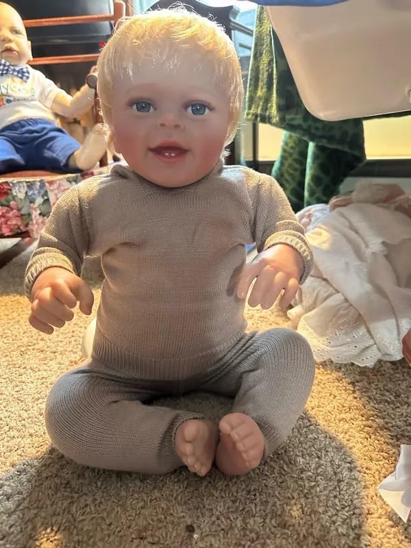 Lifelike Reborn Baby Doll Boy 24 Inch Realistic Silicone Toy