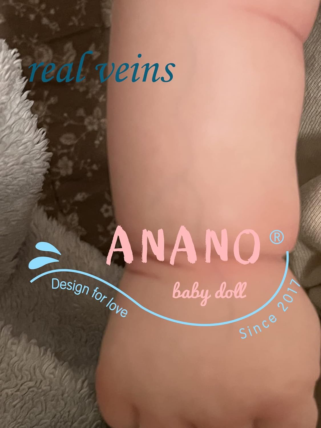 Anano Maddie 20 Inch Realistic Baby Girl Doll