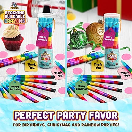 Stacking Crayons 15 Pc Set for Kids